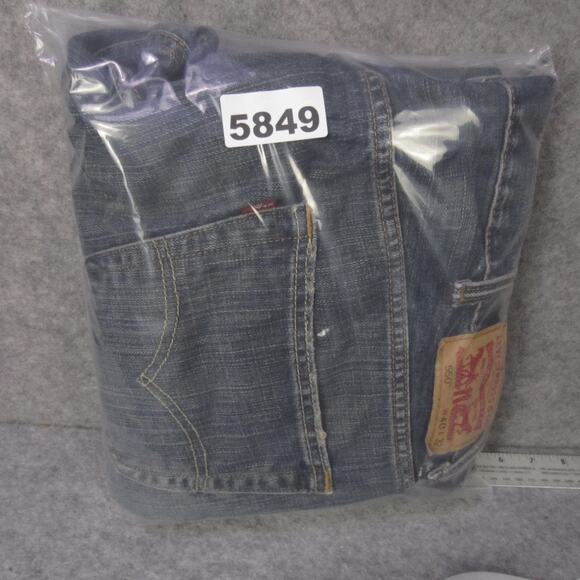 Levis 550 Jeans Mens 40x32 Blue Denim Relaxed Fit Tapered Leg Medium Wash - Picture 10 of 10